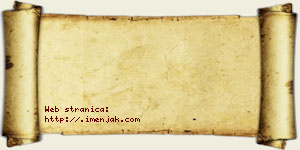 Milana Zimonjić vizit kartica